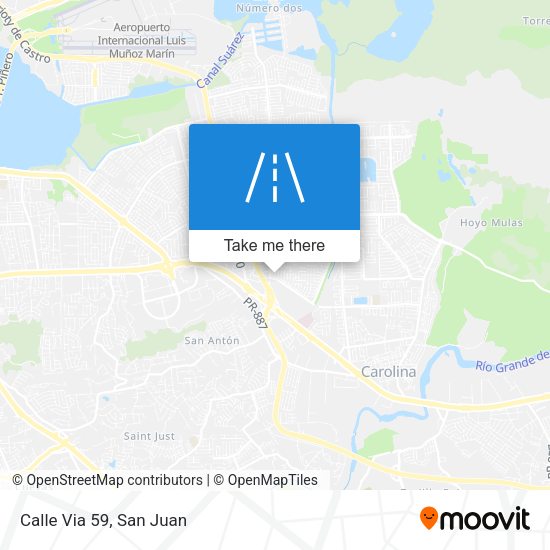 Mapa de Calle Via 59