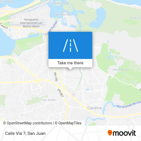Mapa de Calle Via 7