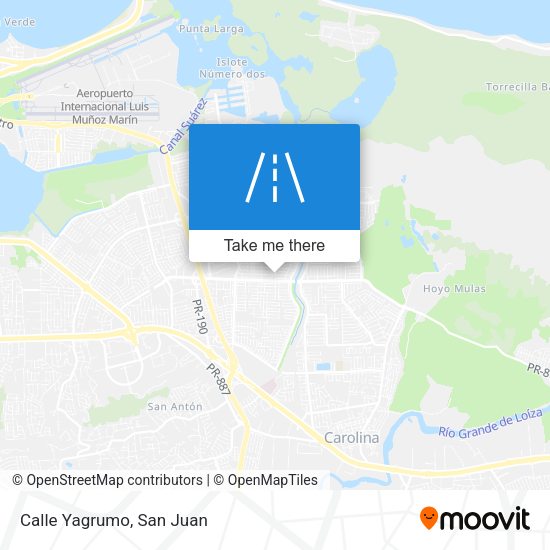 Mapa de Calle Yagrumo