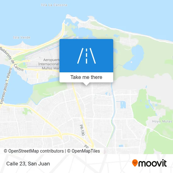 Calle 23 map