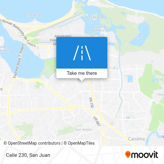 Mapa de Calle 230