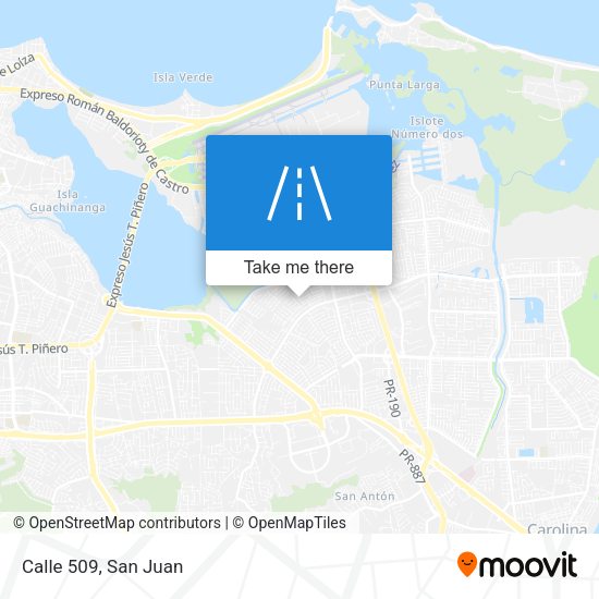 Mapa de Calle 509