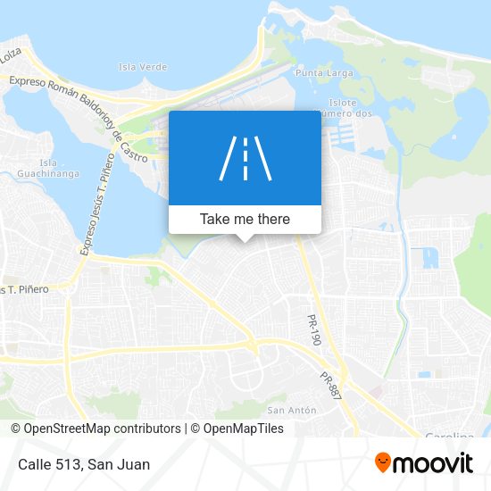 Mapa de Calle 513