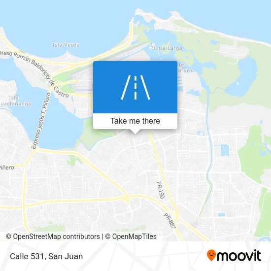 Calle 531 map