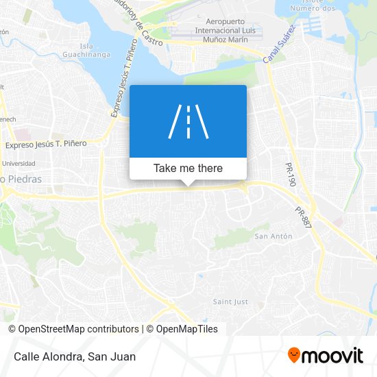 Mapa de Calle Alondra