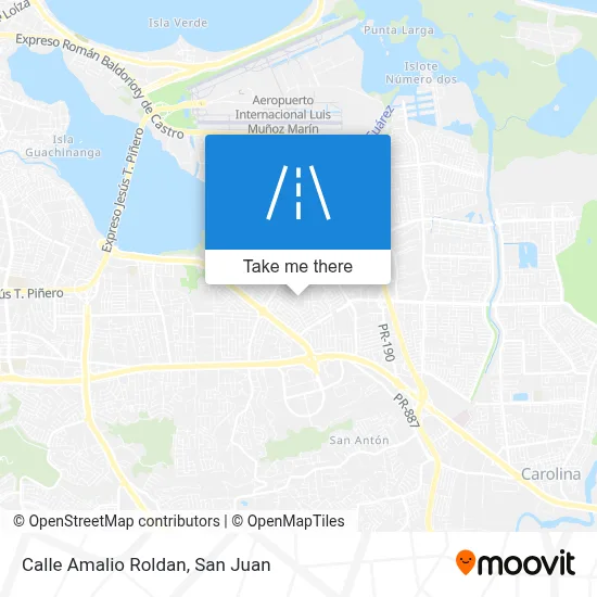 Calle Amalio Roldan map