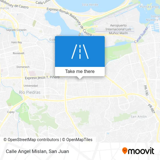 Calle Angel Mislan map
