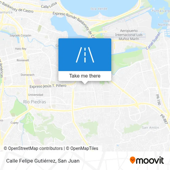 Calle Felipe Gutiérrez map