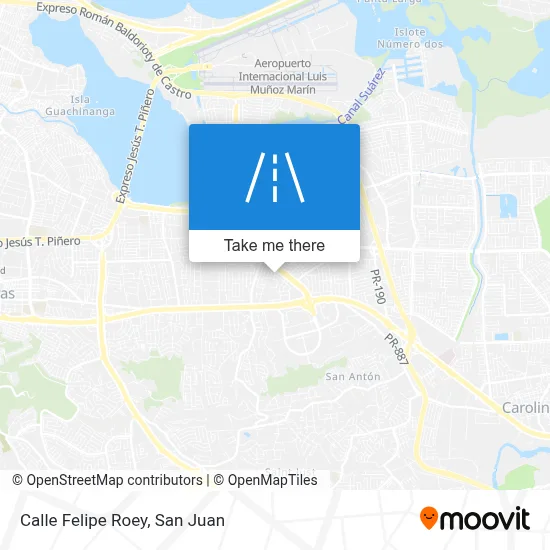 Mapa de Calle Felipe Roey