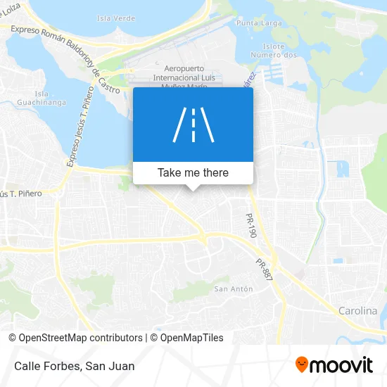 Mapa de Calle Forbes