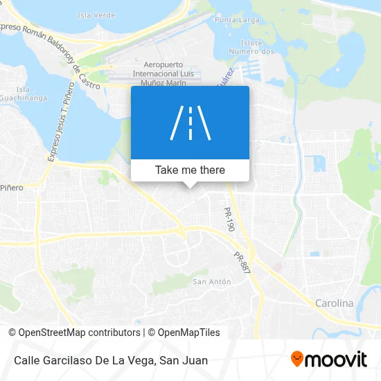 Mapa de Calle Garcilaso De La Vega