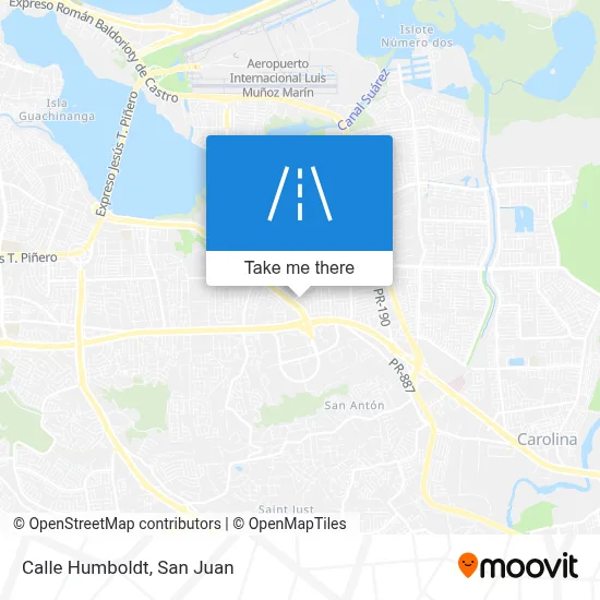 Mapa de Calle Humboldt