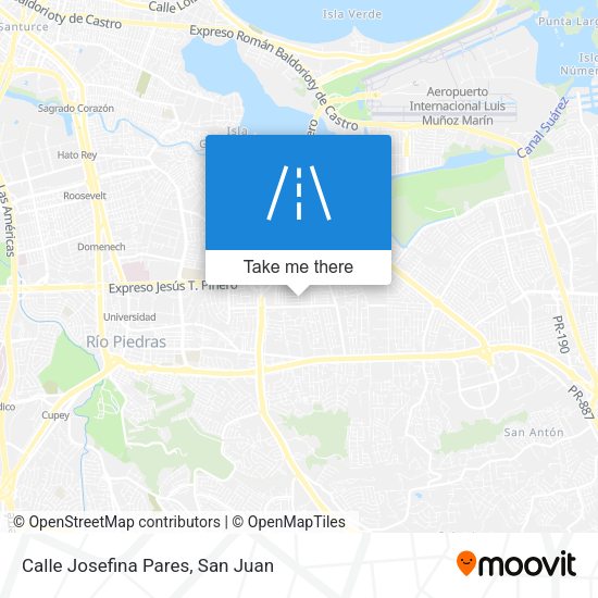 Calle Josefina Pares map