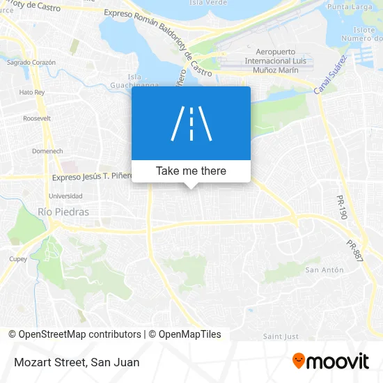 Mapa de Calle Mozart