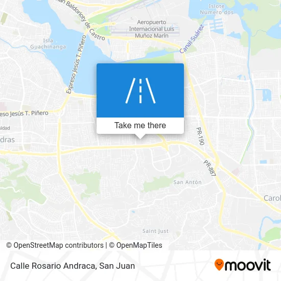 Calle Rosario Andraca map