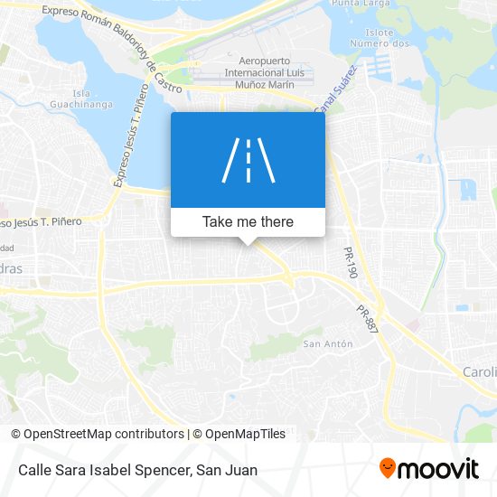 Calle Sara Isabel Spencer map