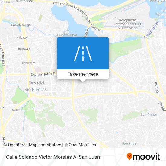 Calle Soldado Victor Morales A map
