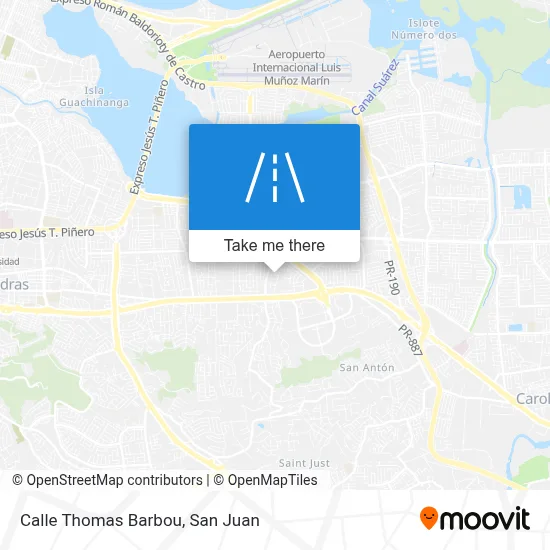 Calle Thomas Barbou map
