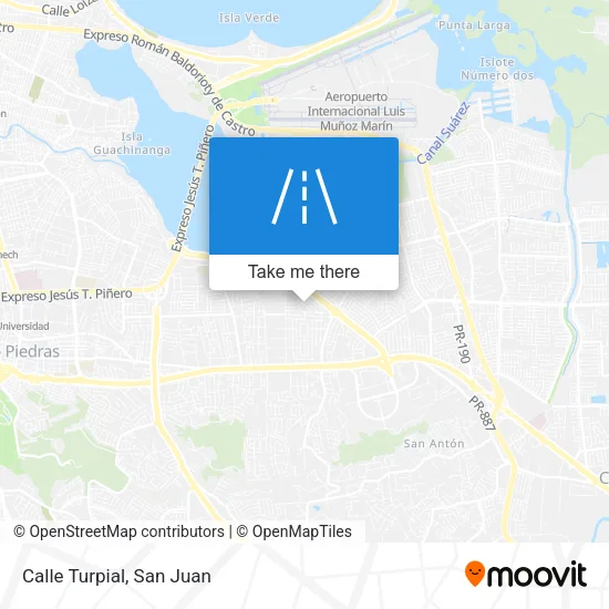 Mapa de Calle Turpial