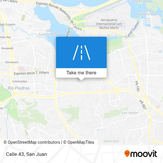 Mapa de Calle 43
