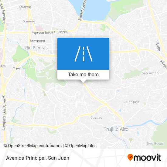 Mapa de Avenida Principal