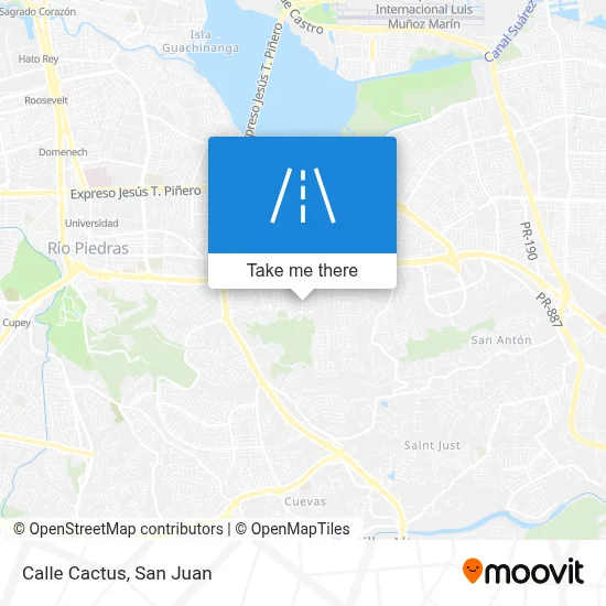 Mapa de Calle Cactus