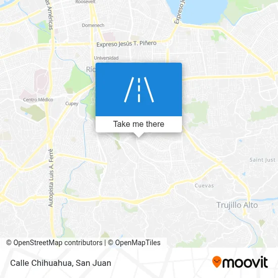 Calle Chihuahua map