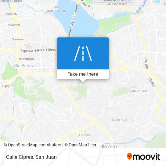 Calle Cipres map