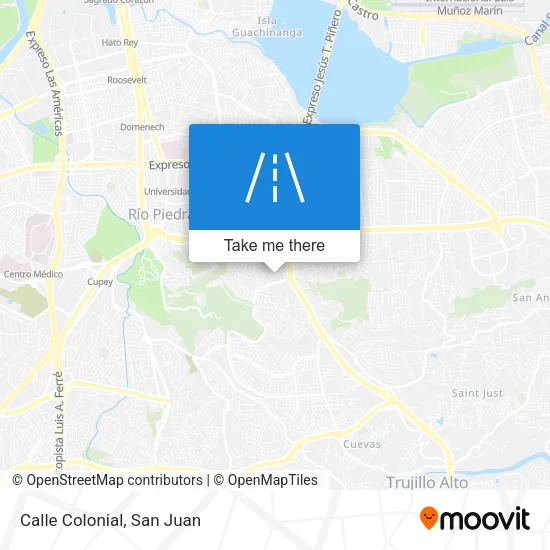 Mapa de Calle Colonial