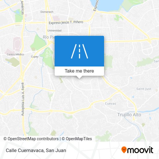 Mapa de Calle Cuernavaca