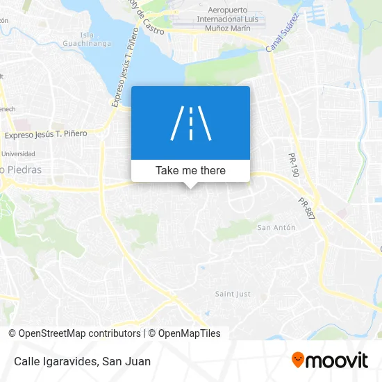 Calle Igaravides map