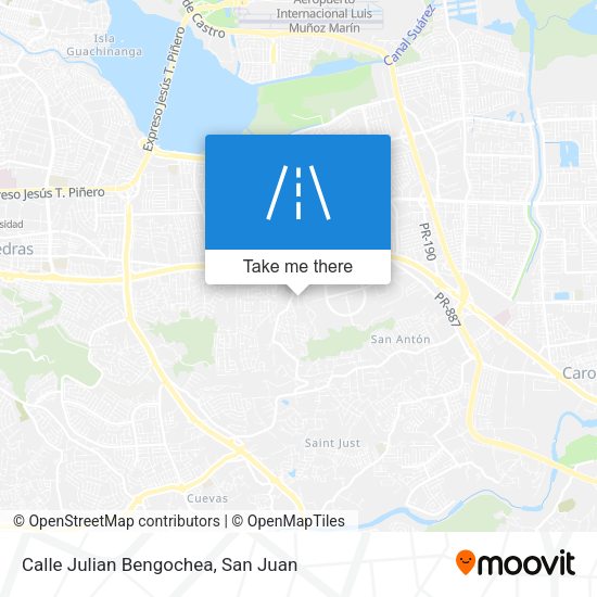 Calle Julian Bengochea map