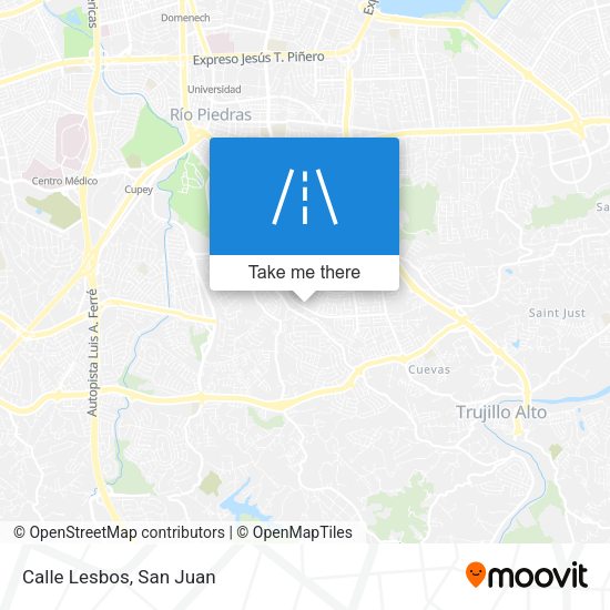 Mapa de Calle Lesbos