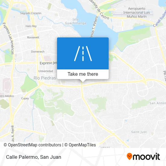 Mapa de Calle Palermo