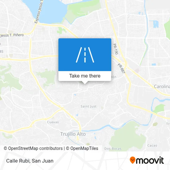 Mapa de Calle Rubi
