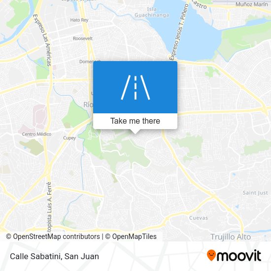 Mapa de Calle Sabatini