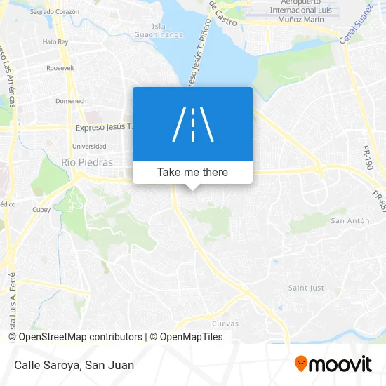 Mapa de Calle Saroya