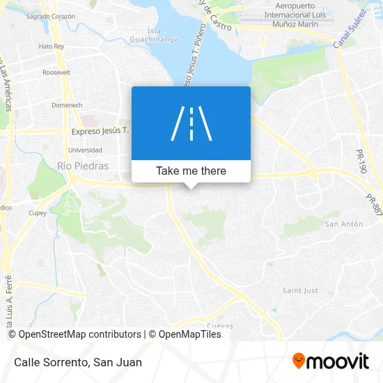 Mapa de Calle Sorrento