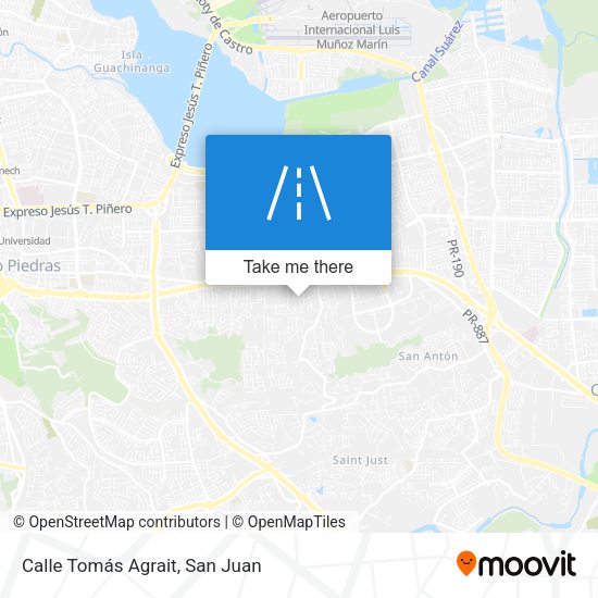 Calle Tomás Agrait map