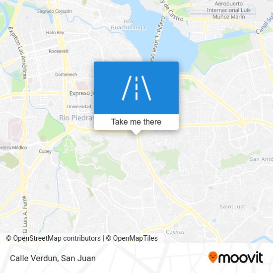 Mapa de Calle Verdun