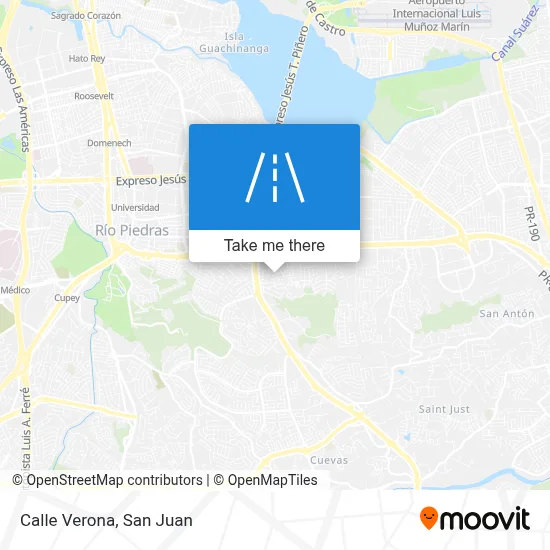 Mapa de Calle Verona