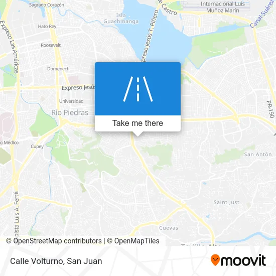 Mapa de Calle Volturno