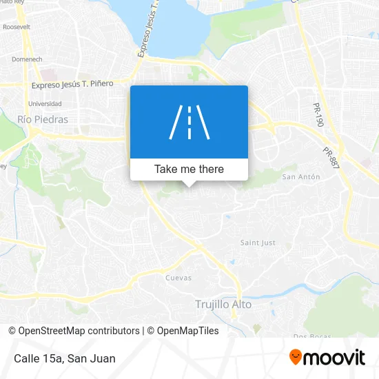 Mapa de Calle 15a