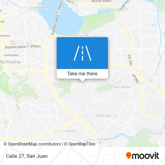 Calle 27 map