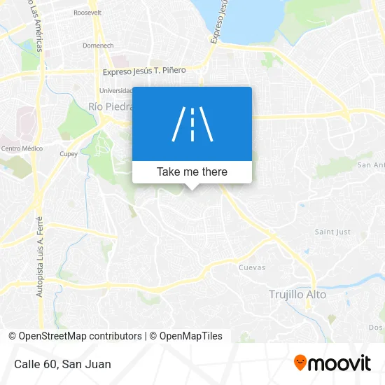 Mapa de Calle 60
