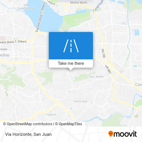 Mapa de Via Horizonte