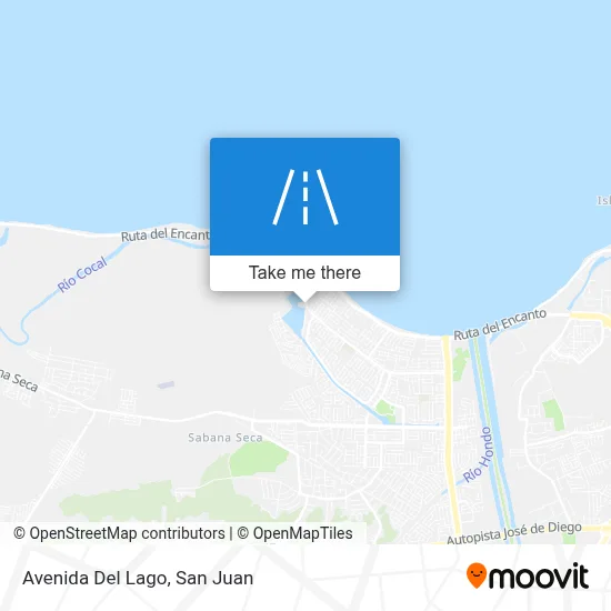 Avenida Del Lago map
