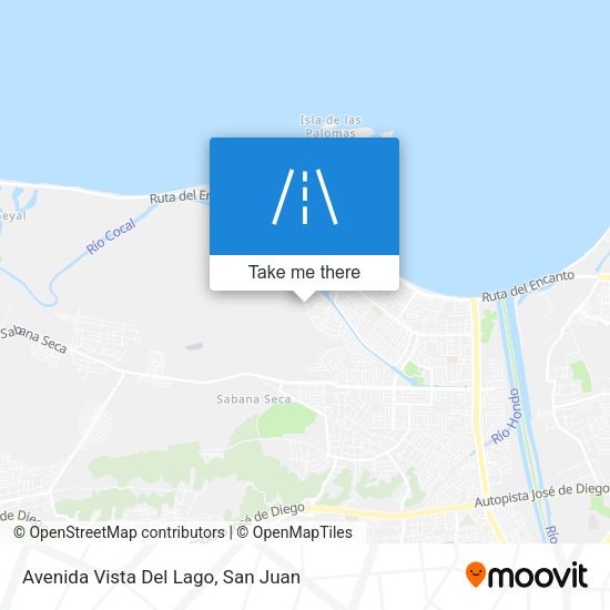 Mapa de Avenida Vista Del Lago