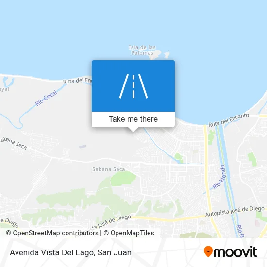 Mapa de Avenida Vista Del Lago