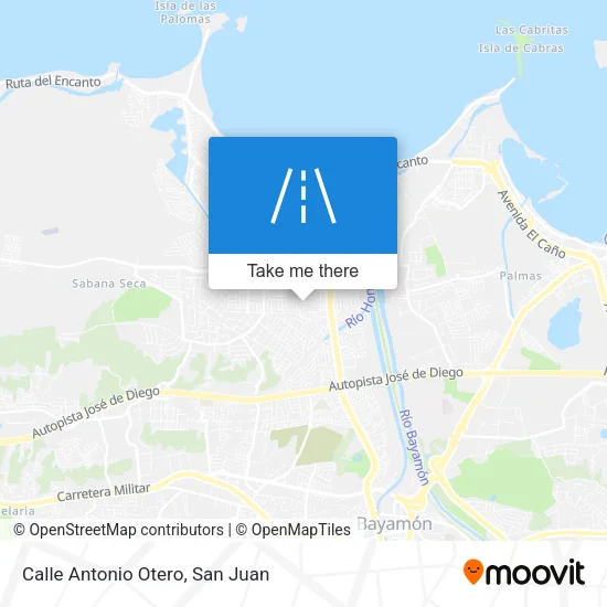 Mapa de Calle Antonio Otero